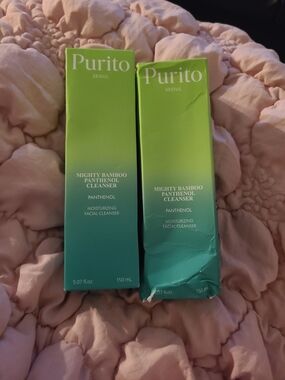 2pk Purito Seoul Mighty Bamboo Panthenol Moisturizing Facial Cleanser 5.07oz
